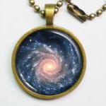 Spiral Galaxy Necklace - Grand Spiral Galaxy Ngc..