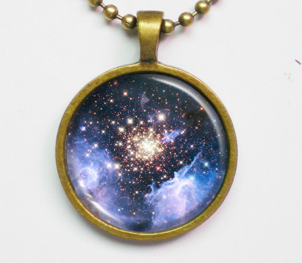 Galaxy Necklace - Nebula Ngc 3603, Constellation Carina - Galaxy Series