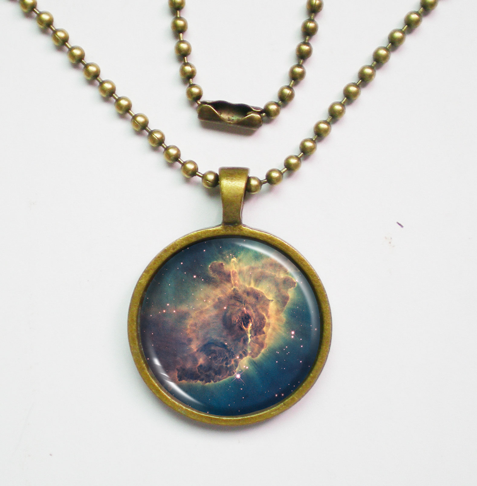 Nebula Necklace Carina Nebula Space Photo Galaxy Series on Luulla